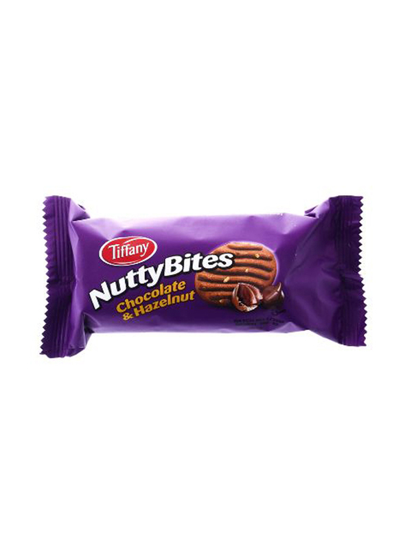 Tiffany Nutty Bites Chocolate Biscuits with Hazelnuts, 72gm