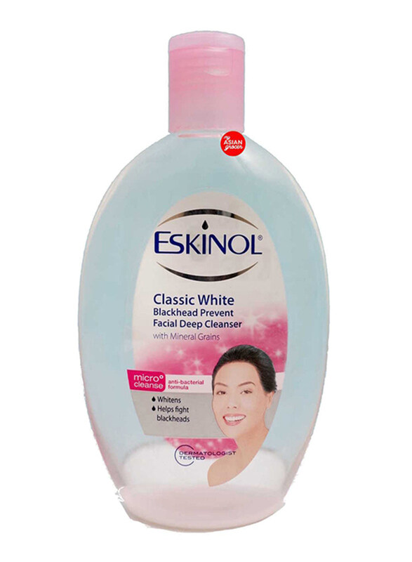 

Eskinol Classic White Facial Deep Cleanser with Mineral Grains, 225ml