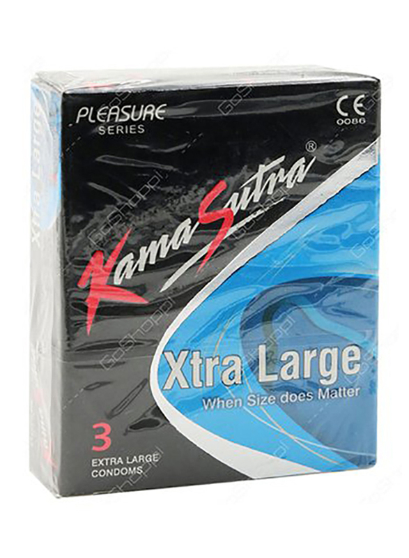 Kamasutra Xtra Large Condom, 3 Pieces