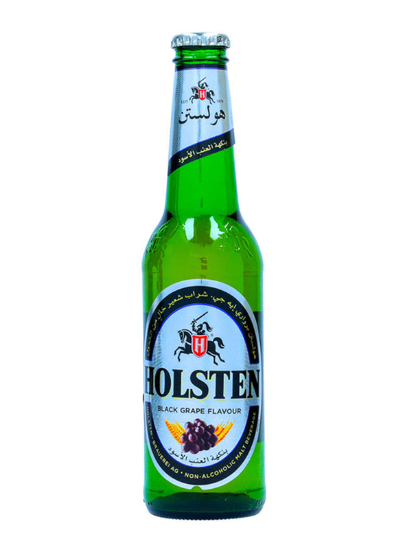 Holsten Black Grape Non-Alcoholic Malt Soft Drink Bottle, 330ml