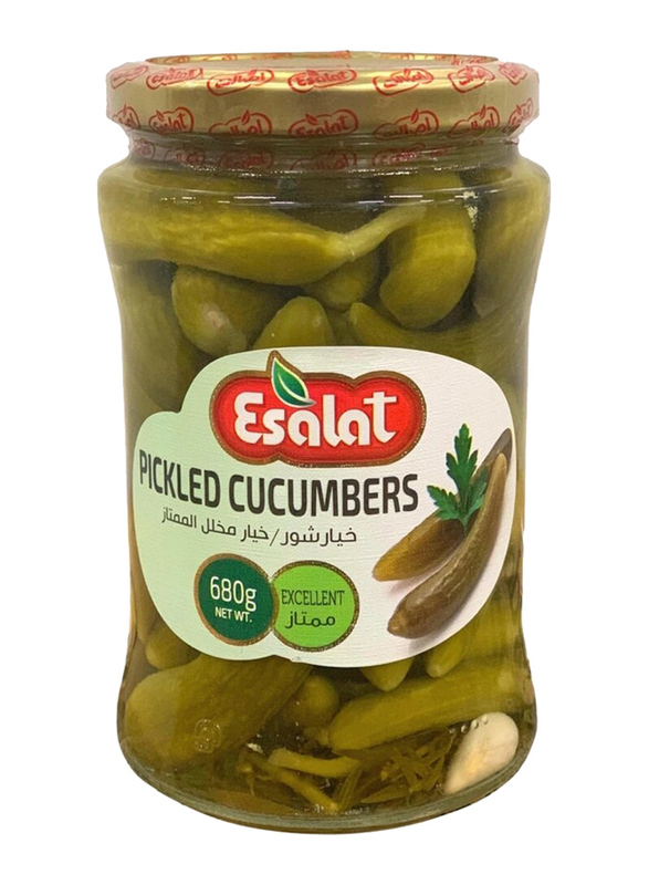 Esalat Excellent Pickled Cucumbers, 680gm