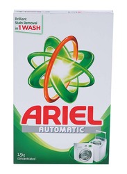 Ariel Automatic Concentrated Laundry Detergent Powder Top & Front Load, 1.5KG