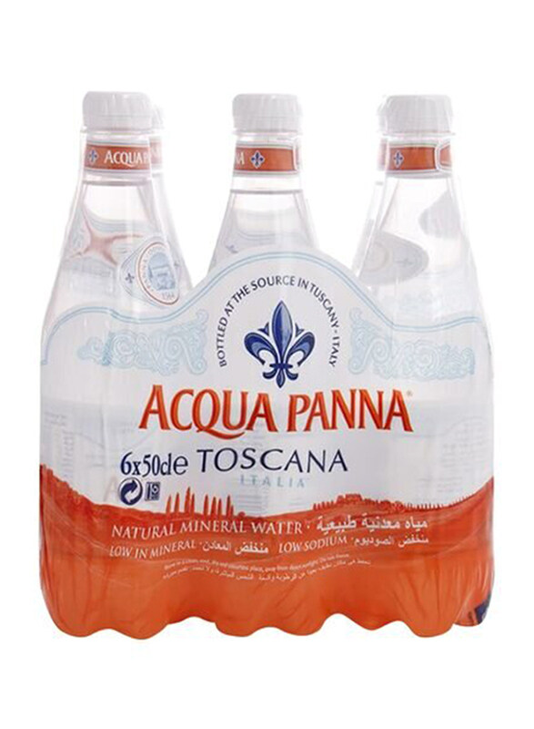 

Acqua Panna Natural Mineral Water, 6 x 500 ml
