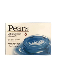 Pears Soft & Fresh Soap Bar with Glycerin & Mint Extract, 125gm
