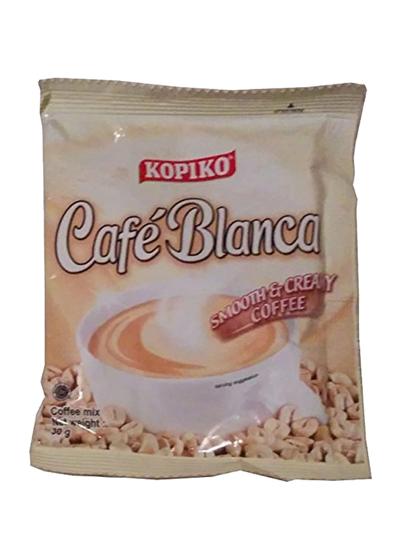 Kopiko Blanca Instant Coffee Sachet, 30gm