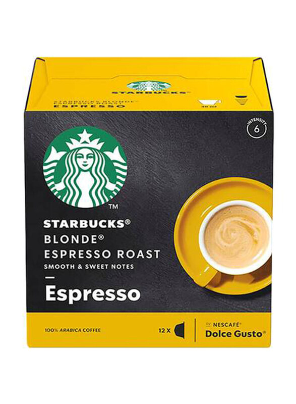 

Starbucks Blonde Roast Arabica Espresso Coffee Capsules, 12 x 5.5g