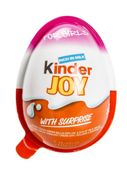 Kinder Joy Milk Chocolate Egg for Girls, 20g