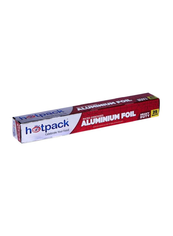 

Hotpack Micro Embossed Aluminum Foil, 25 sq.ft.