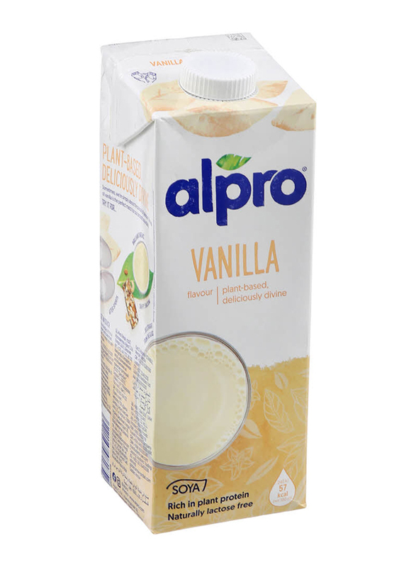Alpro Vegan Vanilla Flavour Soy Drink, 1 Liter