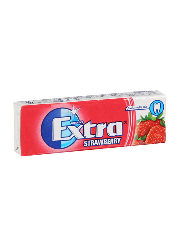Wrigleys Extra Strawberry Chewing Gum, 10 Pieces