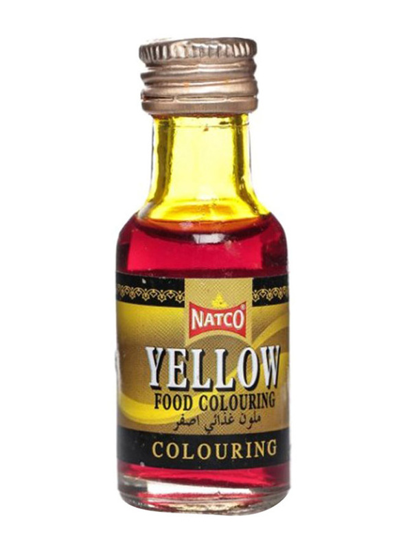 Natco Yellow Food Colouring, 28ml