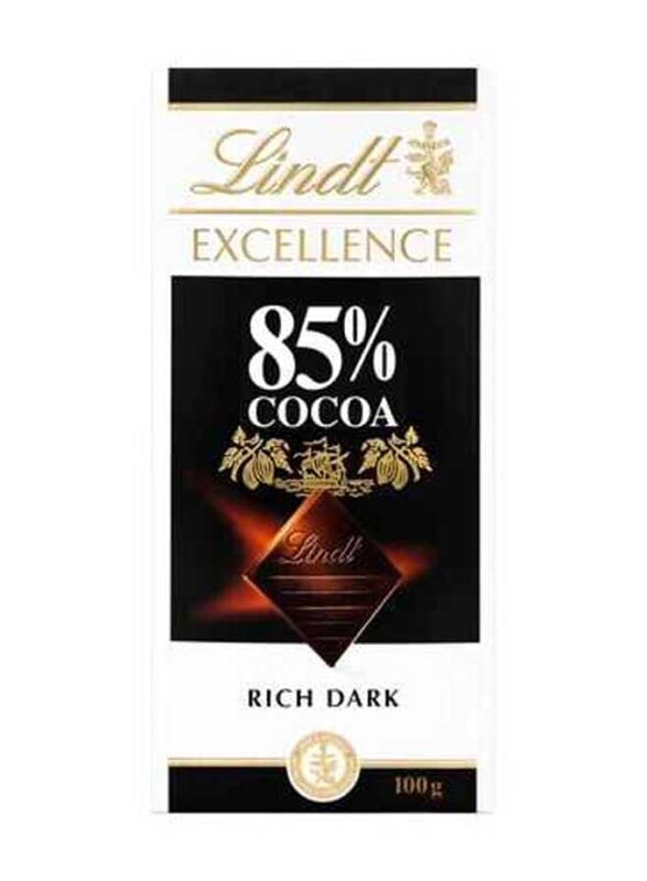 Lindt Excellence 85% Cocoa Dark Chocolate, 100g