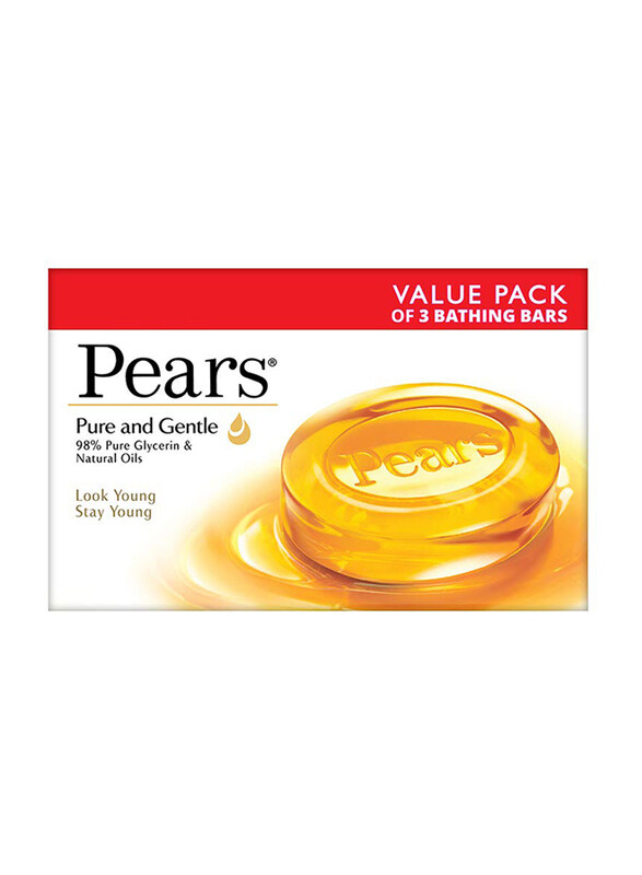 

Pears Pure & Gentle Soap Bar with Glycerin & Natural Oils, 125gm