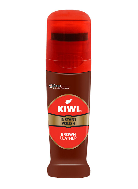 

Kiwi Instant Shoe Polish for Leather, Brown, 75ml