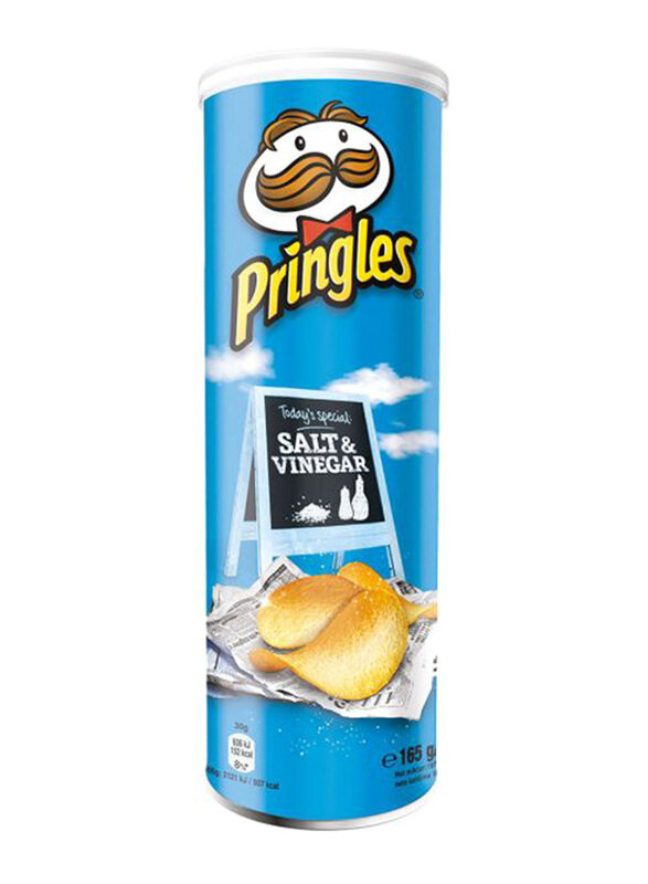 

Pringles Salt & Vinegar Potato Chips, 165g