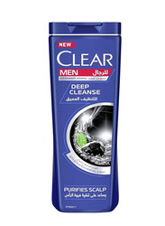 Clear Men Deep Cleanse Anti-Dandruff Shampoo with Activated Charcoal & Mint, 400 ml