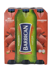 Barbican Non-Alcoholic Malt Beverages Strawberry Flavor, 6 x 330ml
