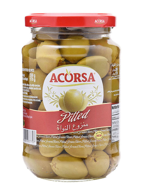Acorsa Pitted Green Olives, 170g