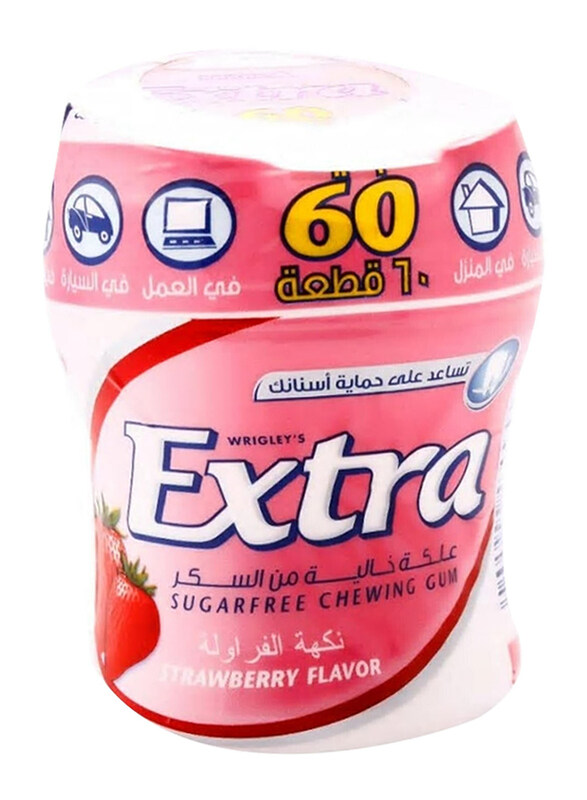 

Wrigleys Extra Strawberry Chewing Gum, 60 Pieces