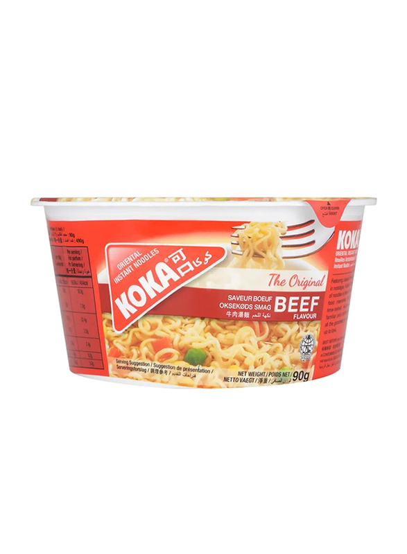 Koka Beef Flavor Instant Noodles, 90g