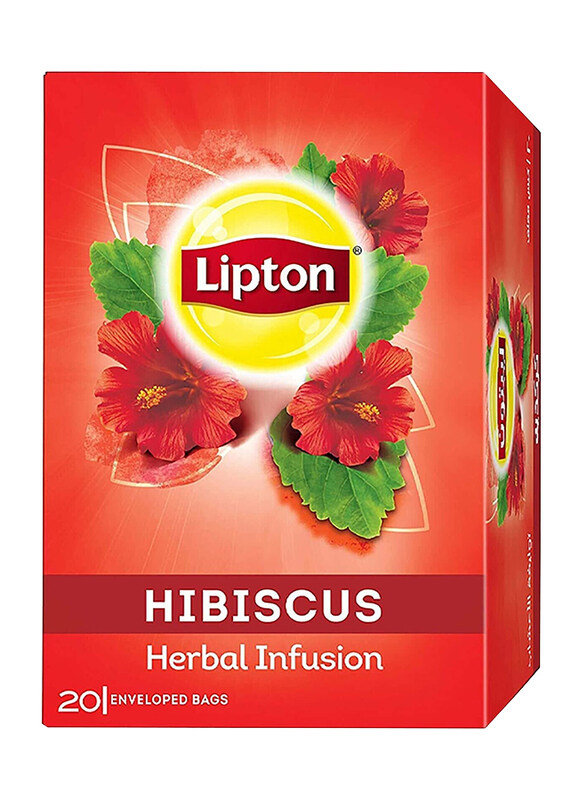 

Lipton Herbal Infusion Hibiscus Tea Bags, 20 x 2g