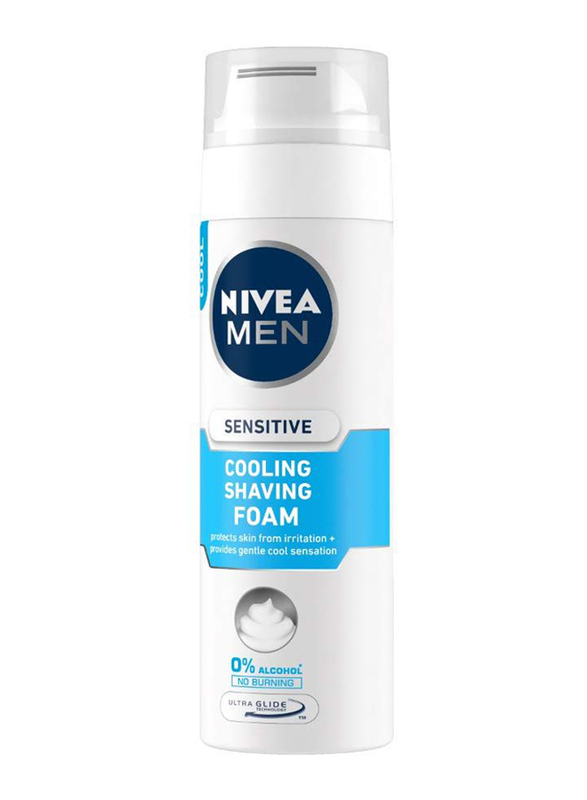 Nivea Men Sensitive Skin Cooling Shaving Foam, 200ml