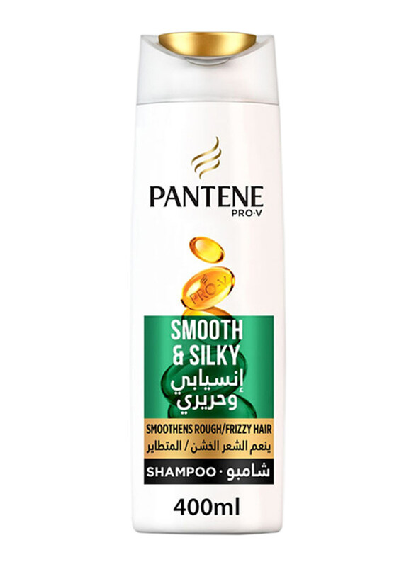 

Pantene Pro-V Smooth & Silky Shampoo for Rough & Frizzy Hair, 400 ml