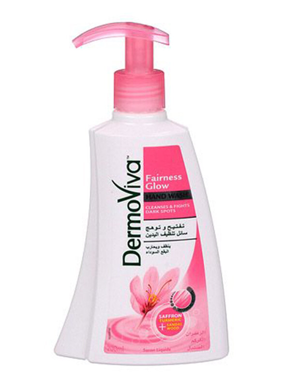 

DermoViva Fairness Glow Hand Wash with Saffron, Turmeric & Sandalwood, 200ml