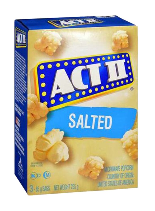 Act II Microwavable Salted Popcorn, 255g