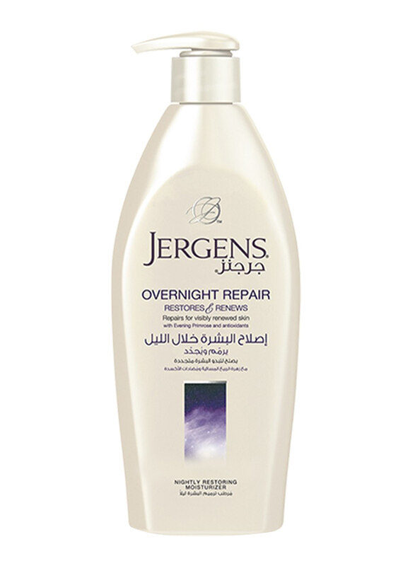 

Jergens Overnight Repair Moisturizer with Evening Primrose & Antioxidants, 400ml