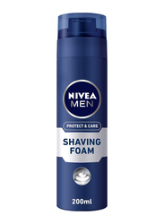 Nivea Men Protect & Care Shaving Foam with Aloe Vera, 200ml