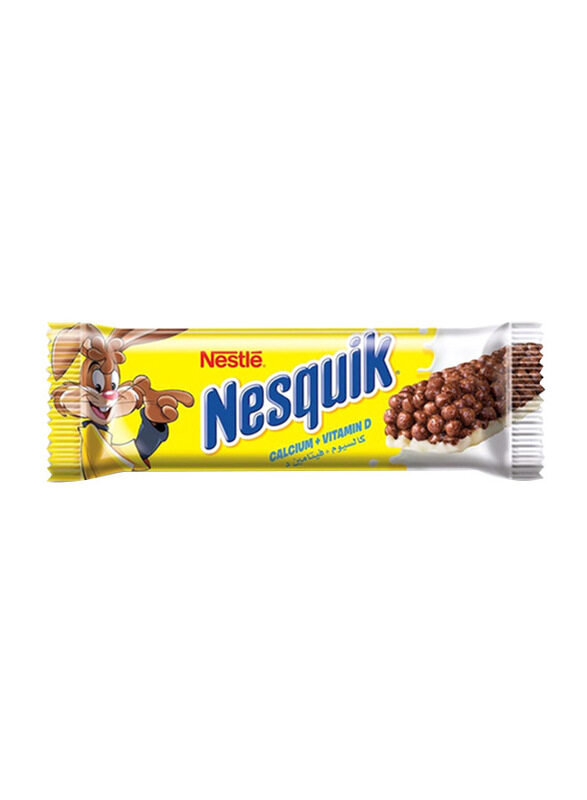 

Nestle Nesquik Chocolate Breakfast Cereal Bar, 25g