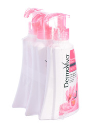 Dermoviva Fairness Hand Wash, Pink, 200ml, 3 Pieces