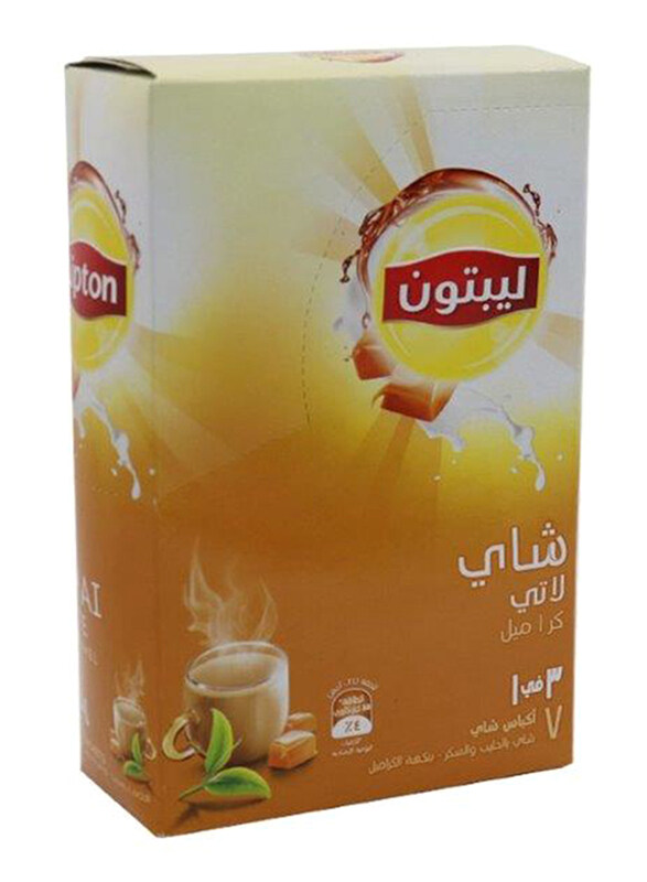 

Lipton 3 in 1 Chai Latte Caramel Tea, 7 Sachets x 20g