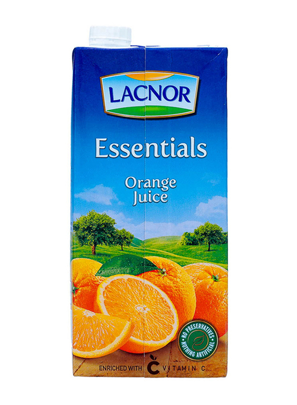 Lacnor Essentials Long Life Orange Juice, 1 Liter