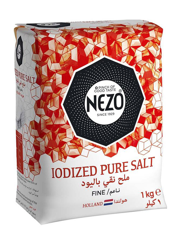 Nezo Pure Fine Iodized Salt, 1KG