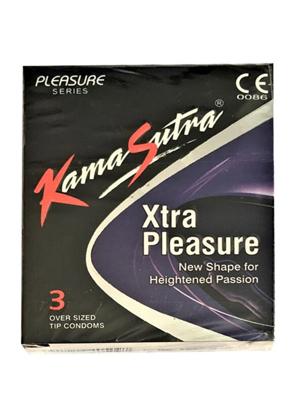 

Kamasutra Xtra Pleasure Over Sized Tip Condoms, 3 Piece