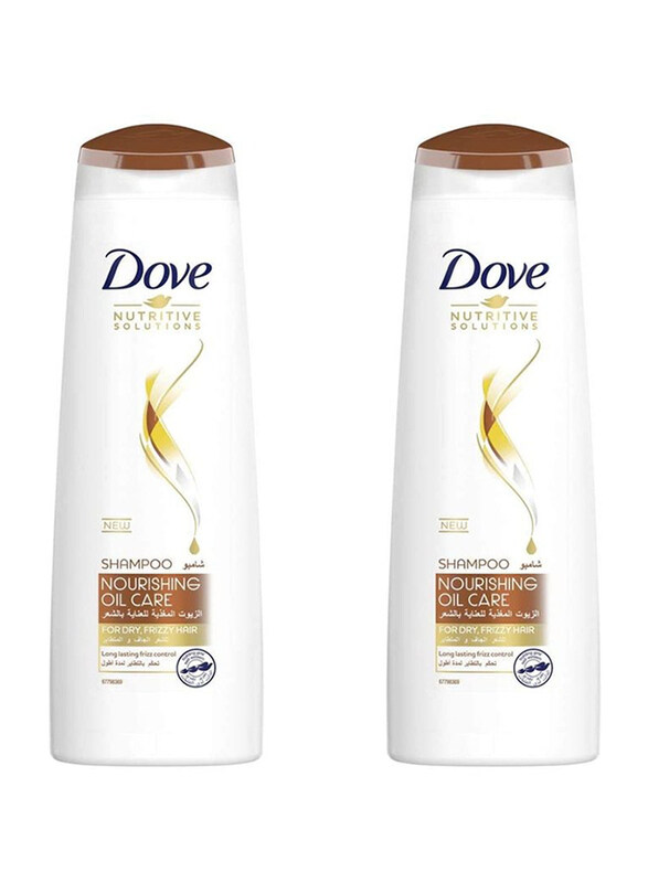 

Dove Nutritive Solutions Nourishing Oil Care Shampoo for Dry Hair, 400ml, 2 Pieces