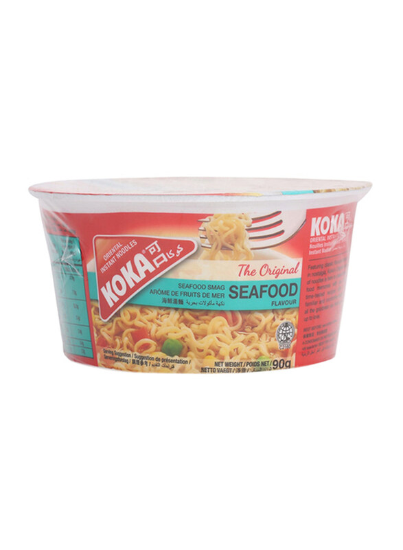 

Koka Seafood Flavour Instant Noodles Bowl, 90g