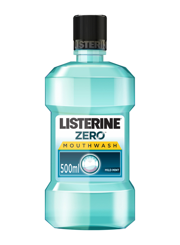 Listerine Mild Mint Zero Mouthwash, 500ml