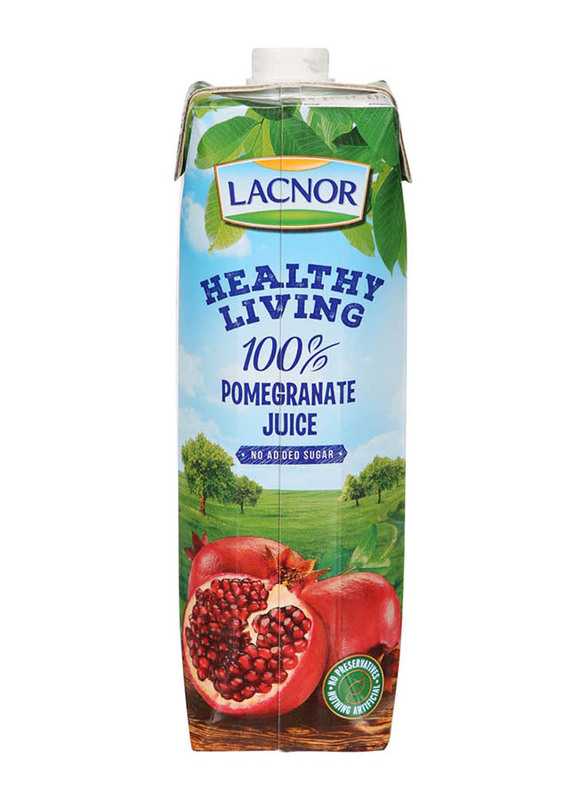 Lacnor Healthy Living Long Life Pomegranate Juice, 1 Liter