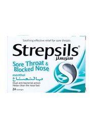 Strepsils Menthol, 24 Pieces