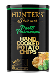 Hunter's Gourmet Hand Cooked Pesto & Parmesan Potato Chips, 150g
