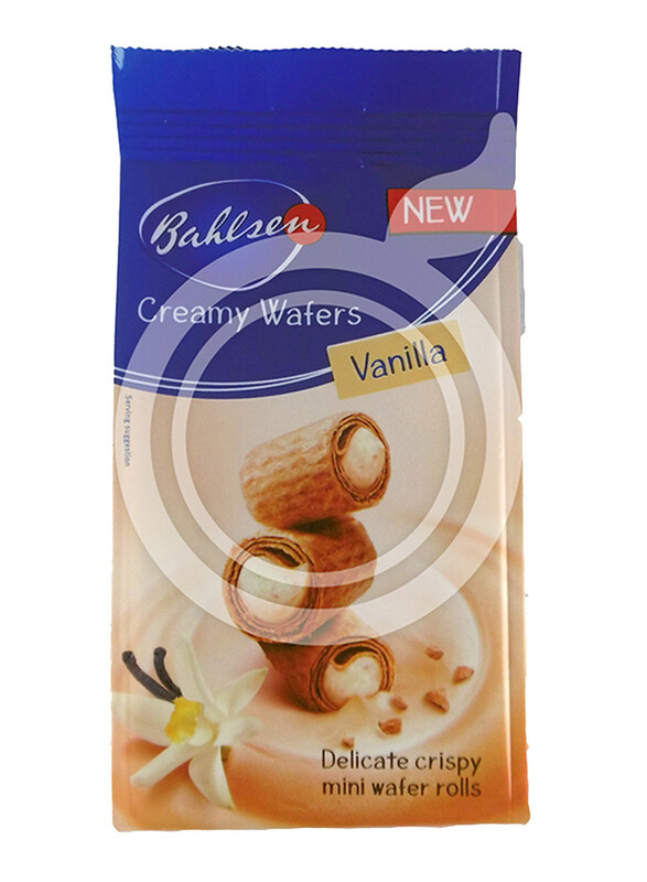 

Bahlsen Waffeletten Mini Vanilla Cream Wafer Rolls, 75g