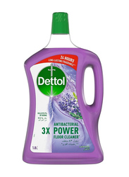 Dettol Antibacterial 3x Power Floor Cleaner with Lavender Scent, 1.8 Liters