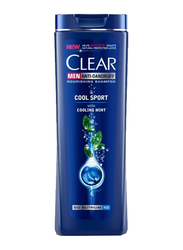 Clear Men Cool Sport Menthol Nourishing & Anti-Dandruff Shampoo with Cooling Mint, 400 ml