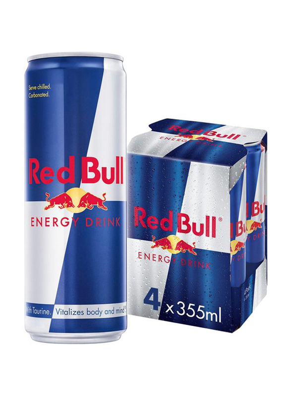 Red Bull Energy Drink, 4 x 355ml