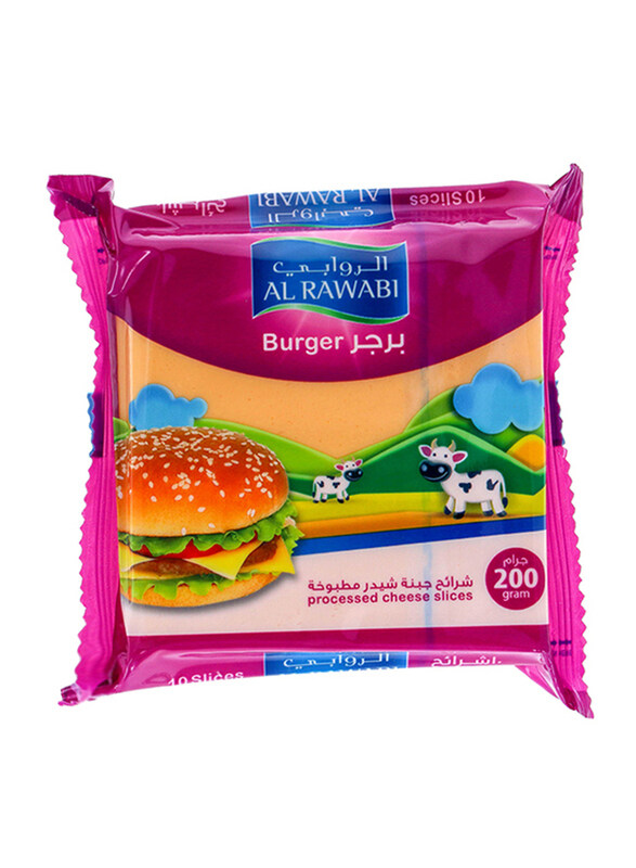 

Al Rawabi Burger Cheese Slices, 200g