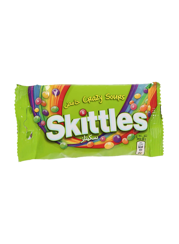 Skittles Crazy Sour Candy, 38g