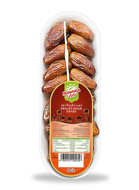 

Bayara Deglet Nour Dates, 250g